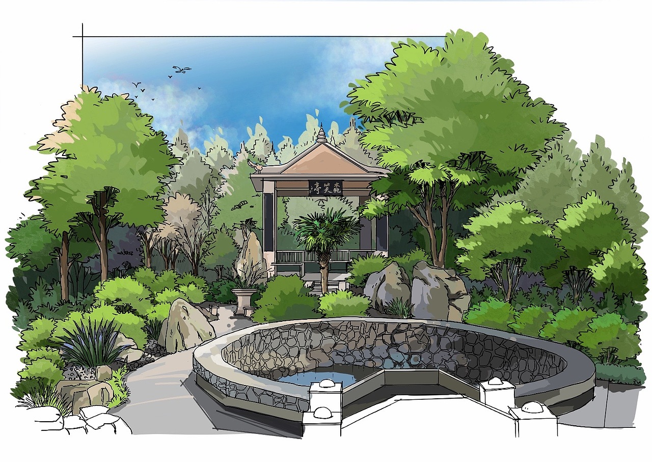 上战出品绵阳师范学院手绘校园