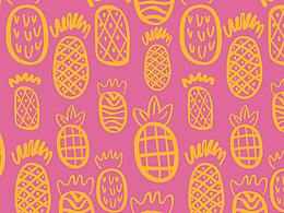 無(wú)縫平鋪插畫——水果誘惑可愛(ài)趣味風(fēng)格