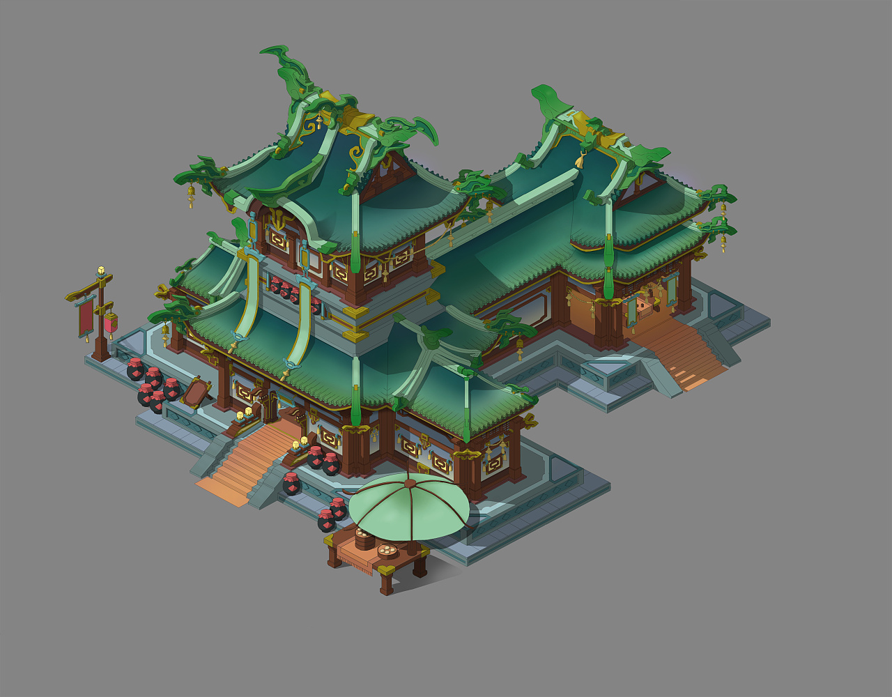 推 荐和风街头-古风日式和风赛璐璐春分 节气