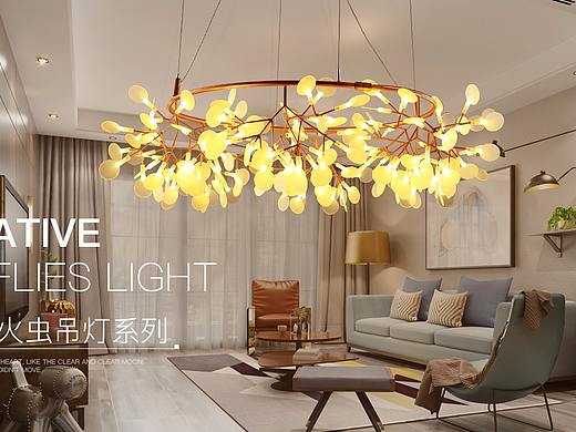 萤火虫灯的海报