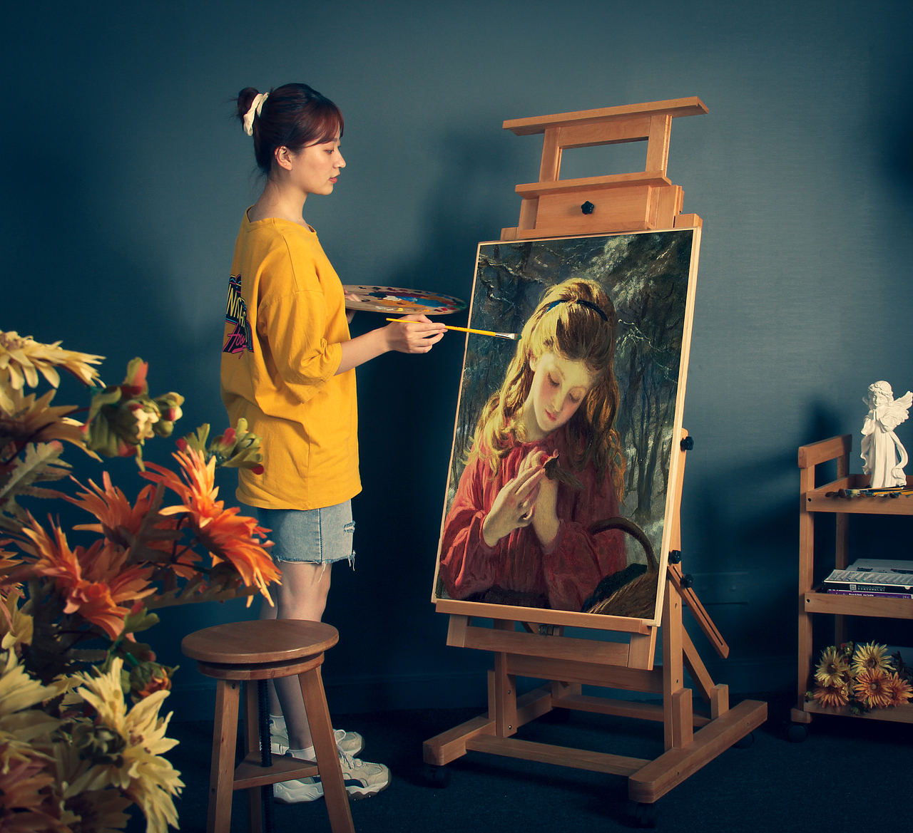人物～畫架（圖ZMjU3NTkzNTcy） - 產(chǎn)品攝影 - 站酷設(shè)計師彥諾爾原創(chuàng)素材 - 站酷ZCOOL