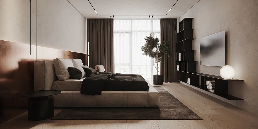 NOM Bureau | 暖色的空间感--乌克兰基辅公寓20211117