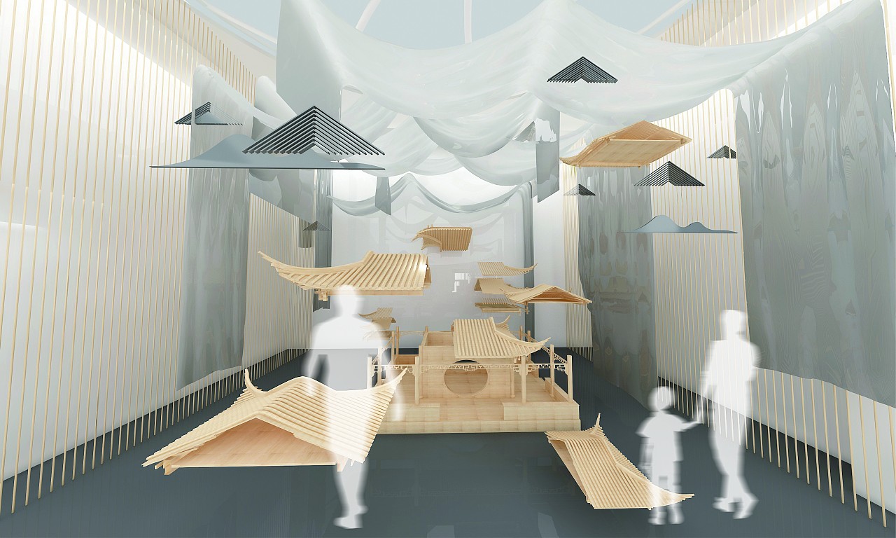 空间展示设计 《园冶》|空间|展陈设计|大雨时行0917_原创作品-站酷