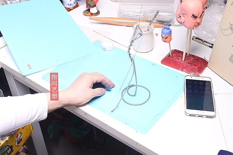 贺加贵面塑软陶(关羽）（图ZNzk5MjEwODg=） - 手办/模玩 - 站酷设计师贺加贵3D翻糖原创素材 - 站酷ZCOOL