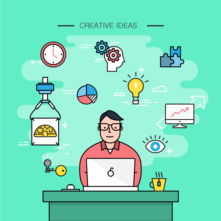 互联网IT职业人物插画（图ZMjIwMTM5MjIw） - 创作习作 - 站酷设计师越前龍馬原创素材 - 站酷ZCOOL