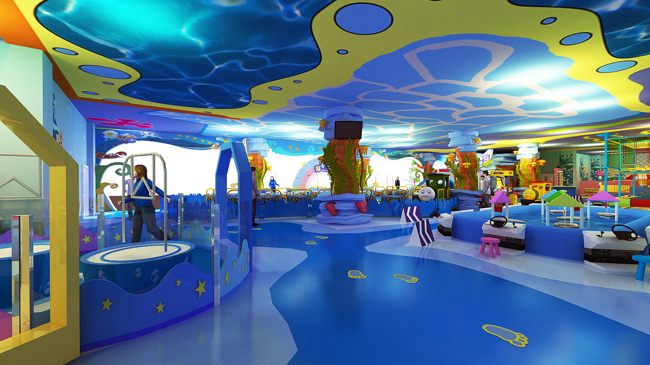 儿童职业体验游乐场800平室内设计