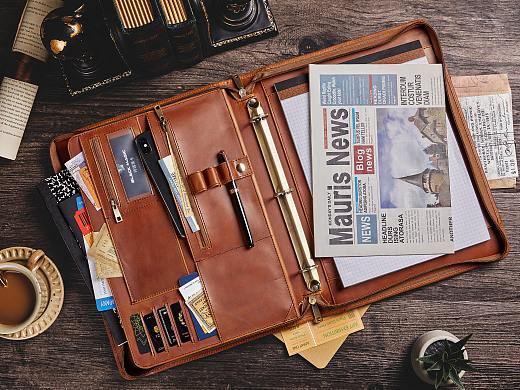 复古风商务多功能文件夹（个人主页-ZNTI4MzkzMjA=） - 产品摄影 - 站酷设计师胖橘時柒原创素材 - 站酷ZCOOL