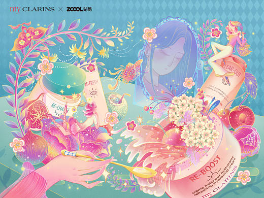#my CLARINS 寻找天然好食肌#美肌派对
