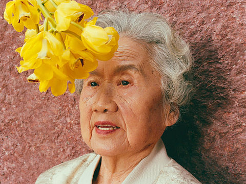 商业拍摄 “老人与花”