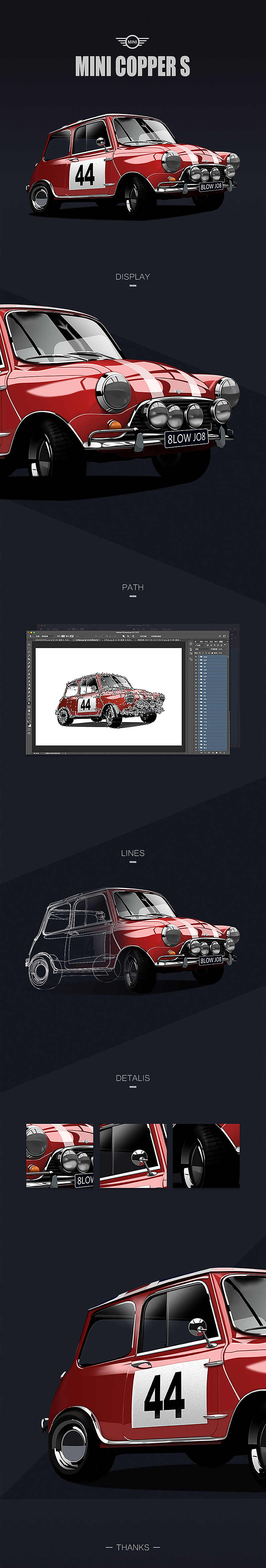 MINI COOPER（图ZMTI2MjE0OTky） - 创作习作 - 站酷设计师绿海设计原创素材 - 站酷ZCOOL