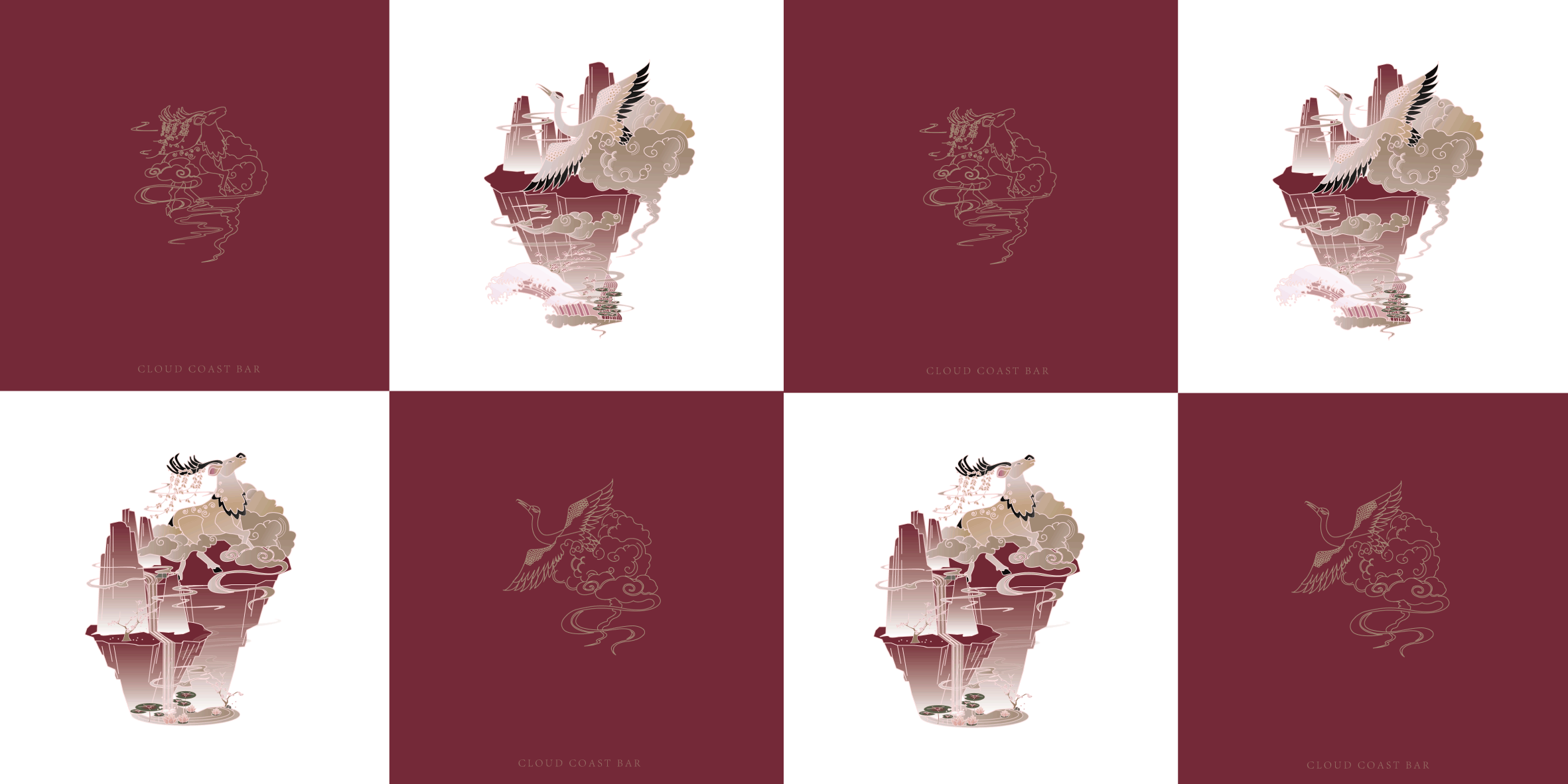 【雲】标志设计