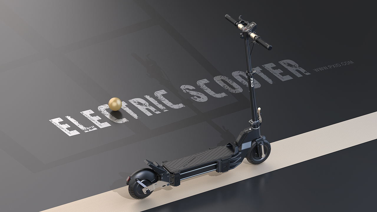 H1电动滑板车设计-PXID工业设计
