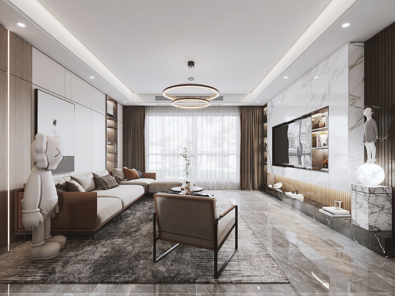 现代家居客餐厅