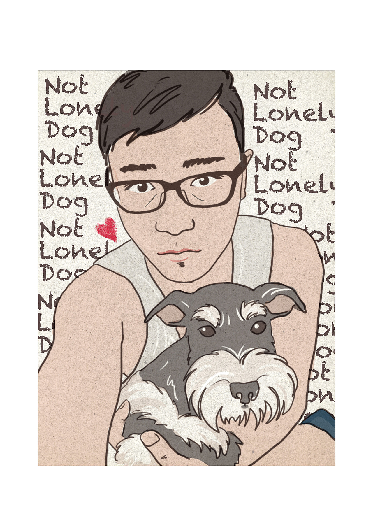 Not Lonely Dog（图ZNjY5NzE4NDQ=） - 创作习作 - 站酷设计师noe18原创素材 - 站酷ZCOOL