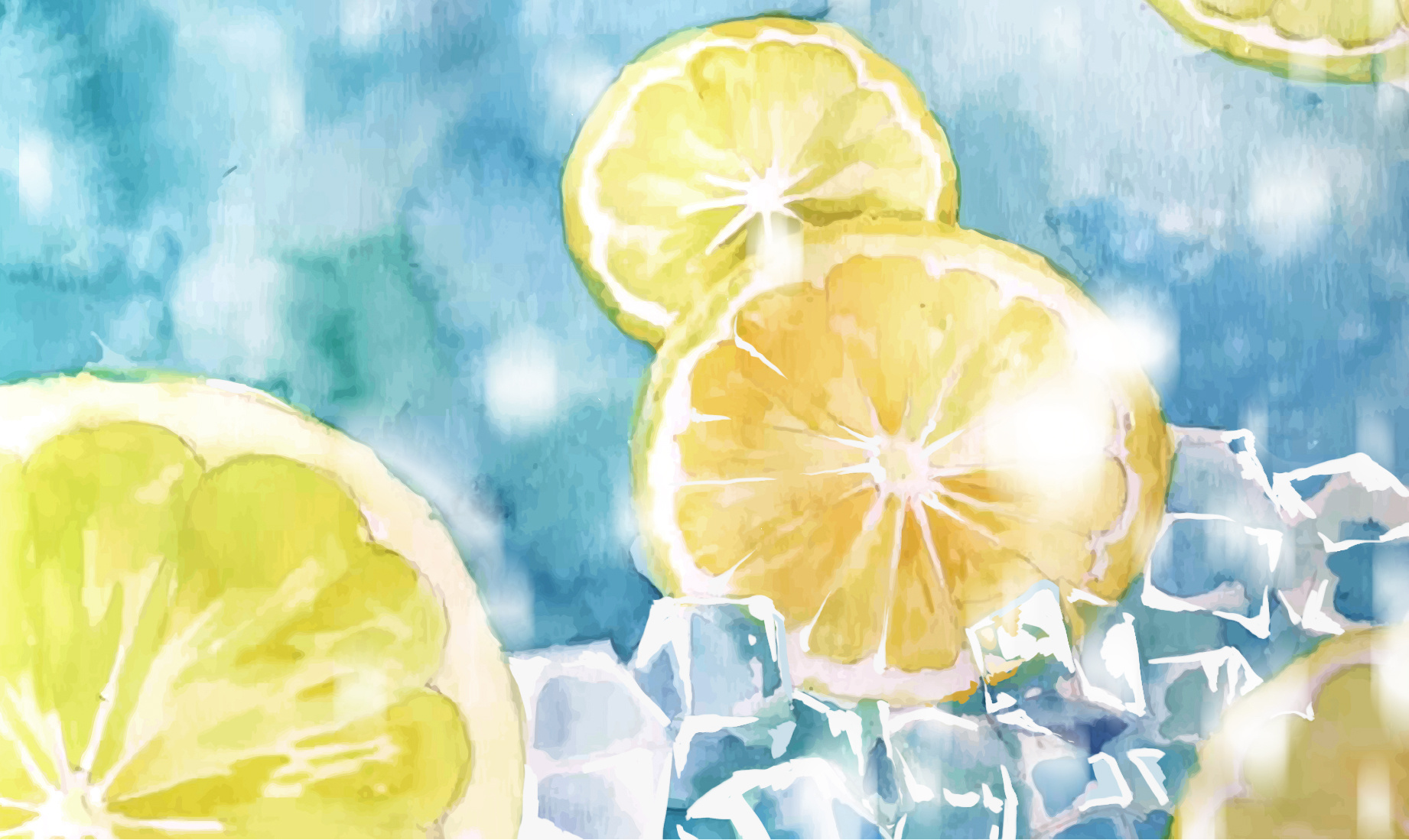 【水彩】如何画水彩画柠檬_哔哩哔哩_bilibili