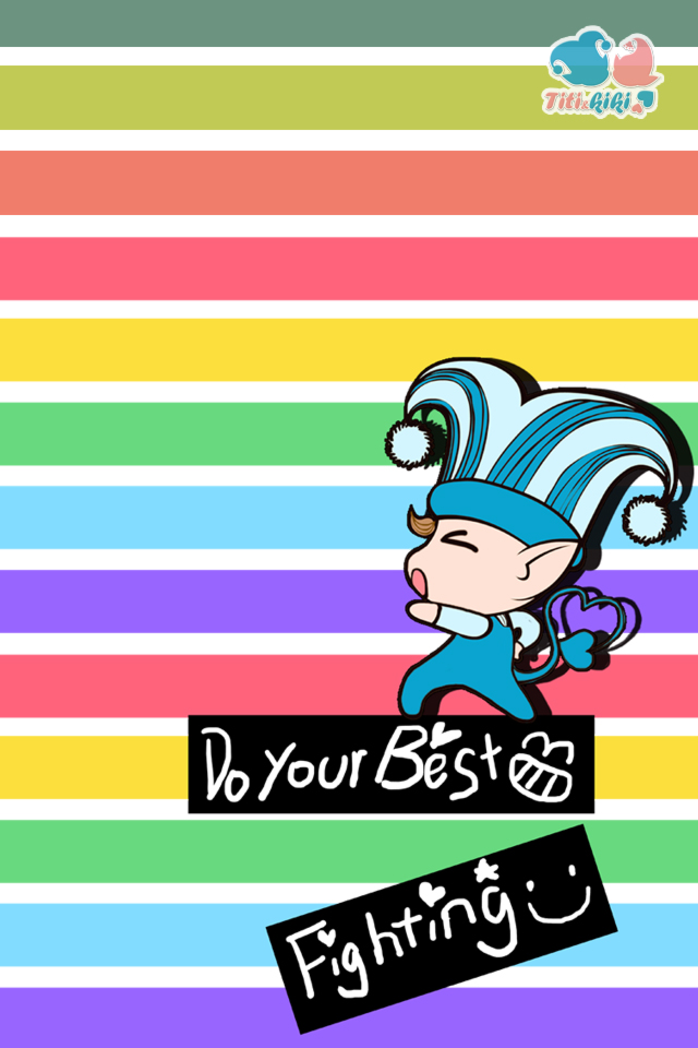 titiandkiki动漫手机壁纸之fighting