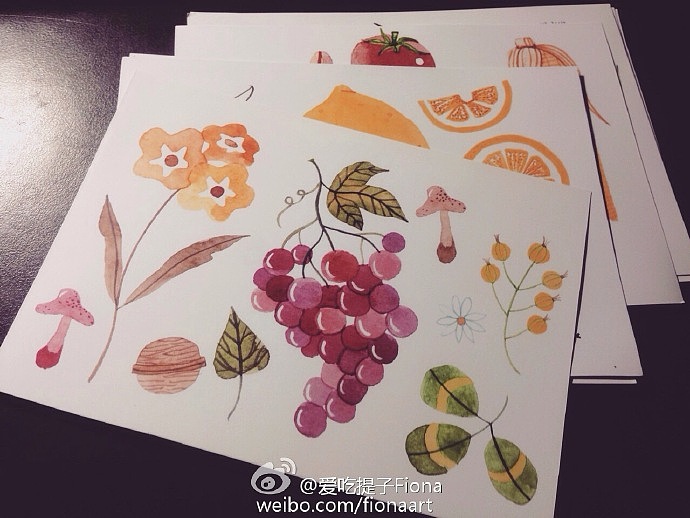 插画制作成明信片