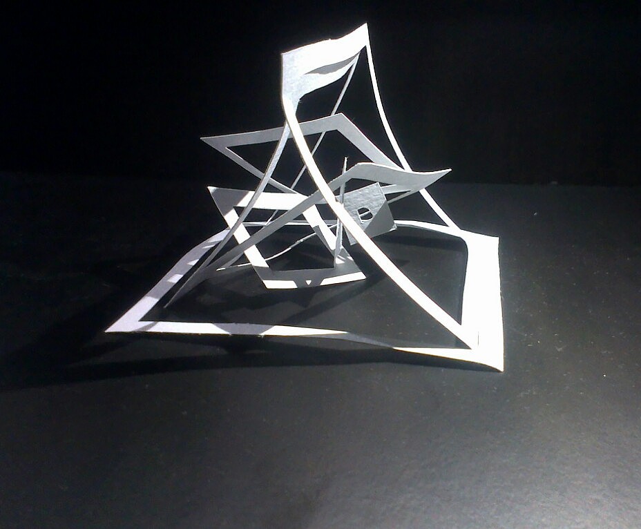 立体构成--剪纸