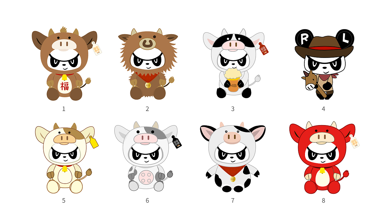中手游牛年生肖公仔-牛得一啤 | Cheer~（图ZMjcxMjMwMTM2） - 生活用品 - 站酷设计师Grace_yuzu原创素材 - 站酷ZCOOL