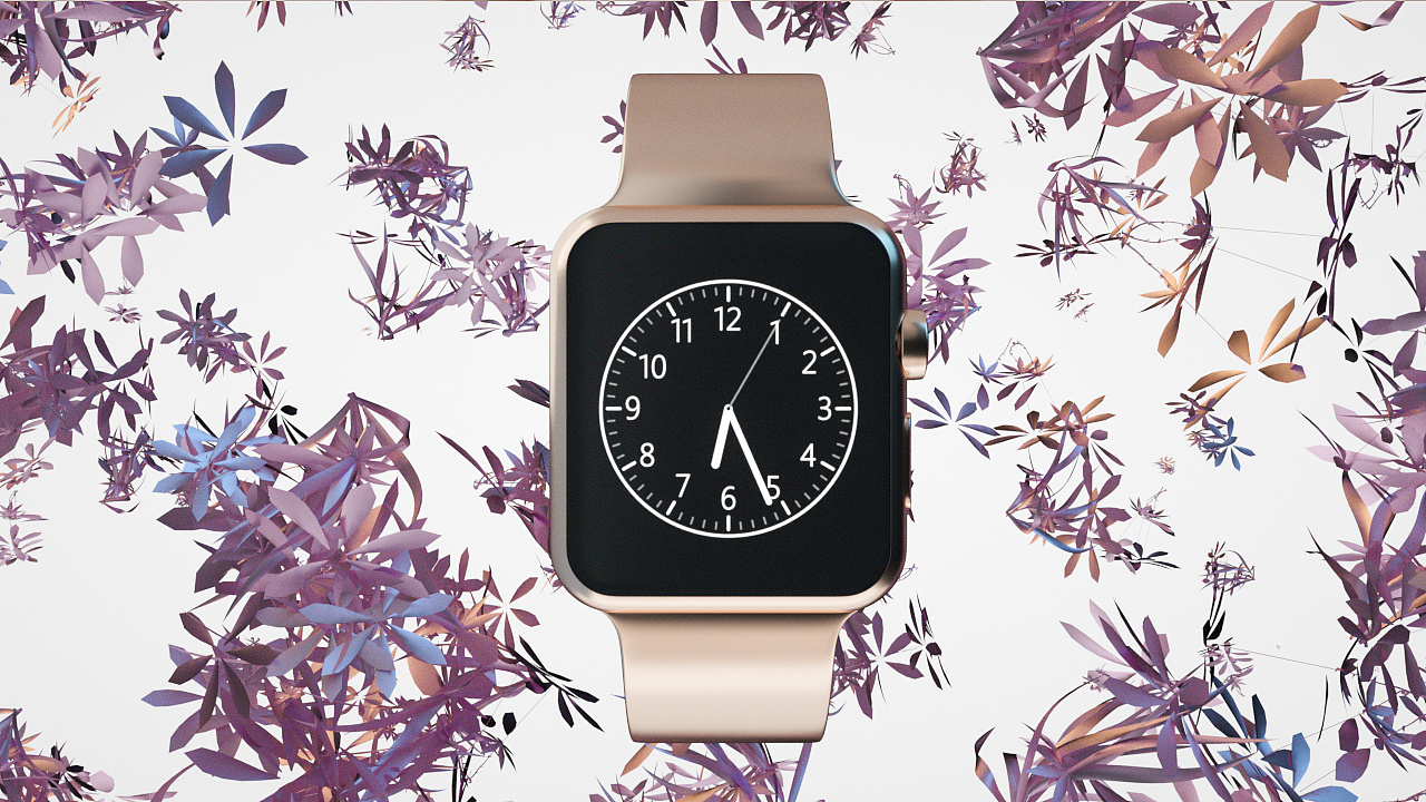 电子手表动画练习