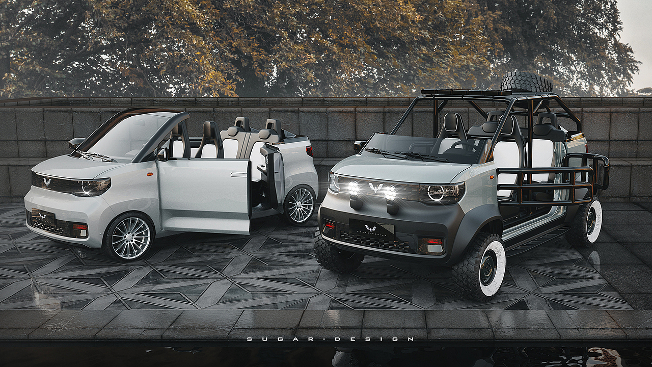 五菱宏光mini ev四座敞篷车新车预览