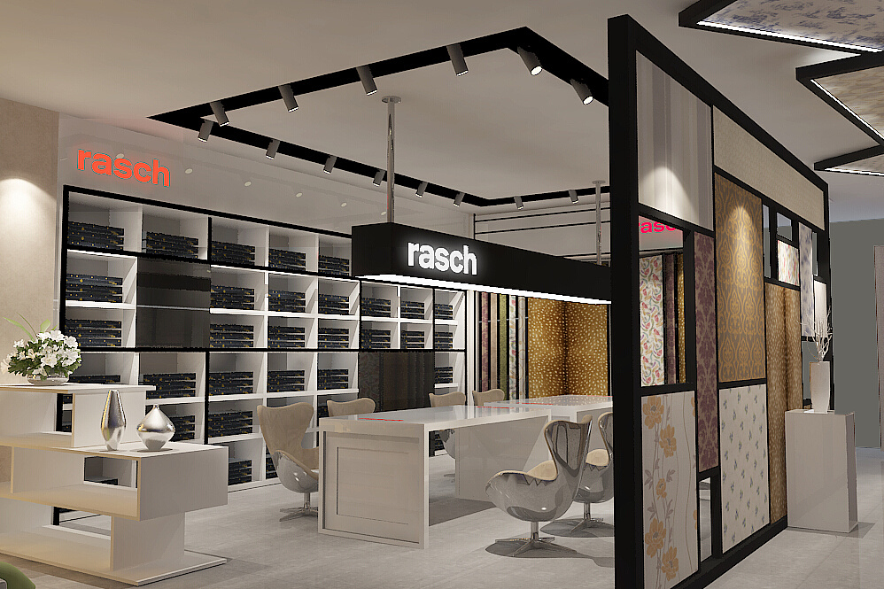 德国朗饰壁纸品牌专卖店si设计