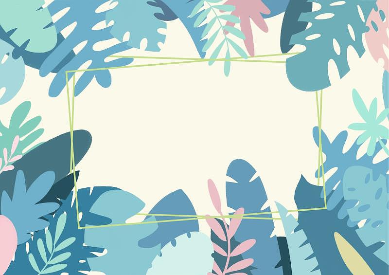 零基础练习1(植物插画海报)