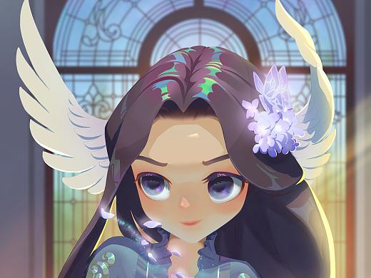 天使插画