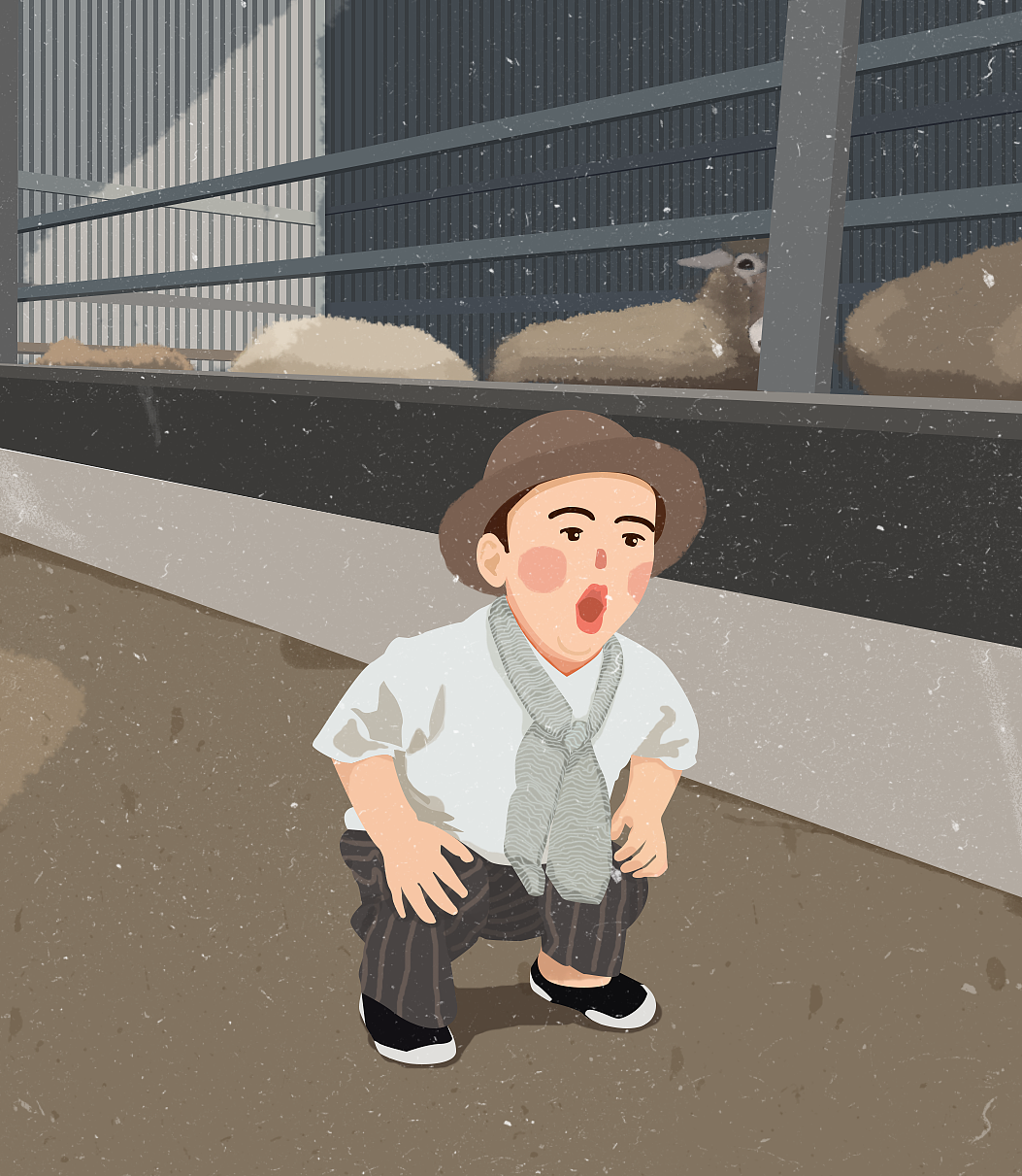 孩童们插画（图ZMTE0MDg0NDc2） - 儿童插画 - 站酷设计师吾亓原创素材 - 站酷ZCOOL