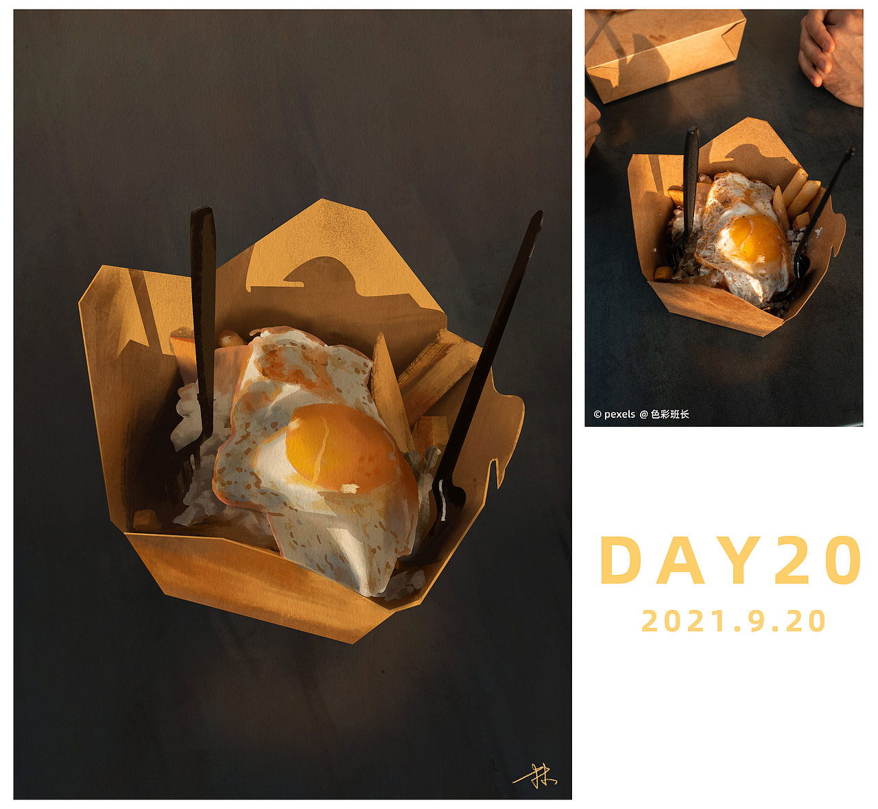 60天色彩挑战（27/60）（图ZMjcyOTA4MjU2） - 创作习作 - 站酷设计师林sir丶原创素材 - 站酷ZCOOL