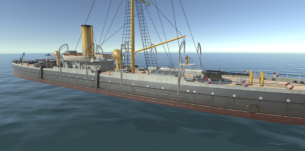 济远号巡洋舰次世代模型