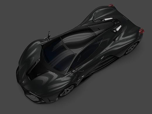 法拉利超跑渲染