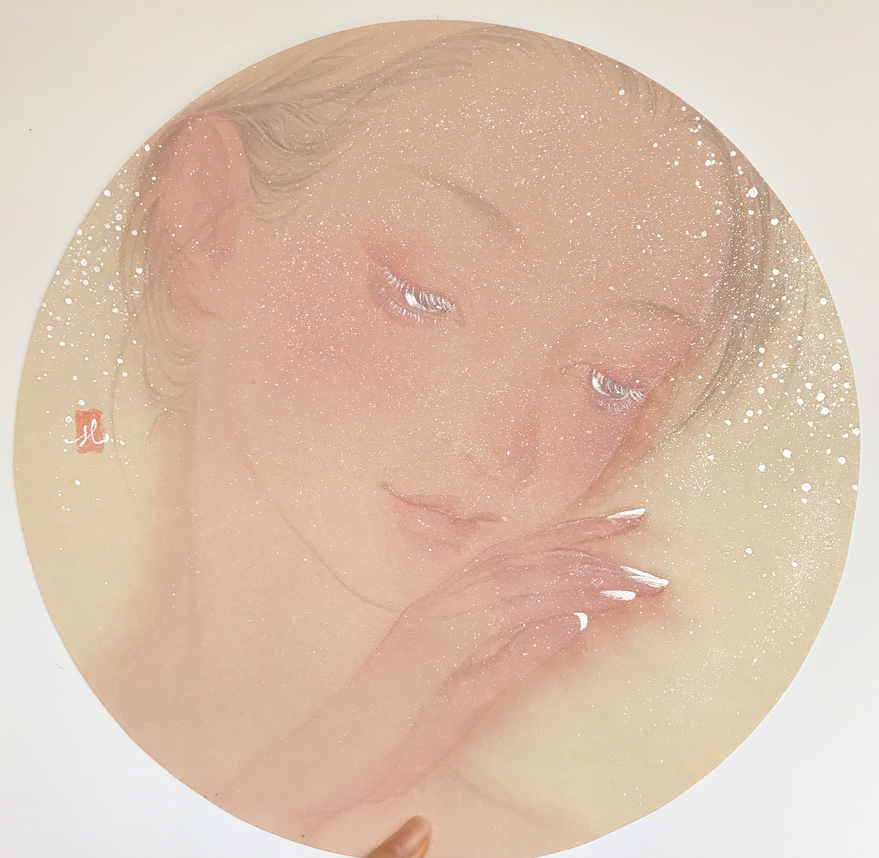 新国画 |《素玉》合集 |手绘唯美水墨国风人体艺术插画