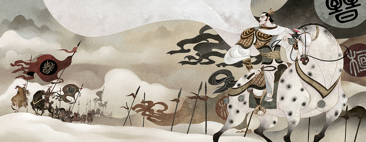 梅花三弄（图ZMTIwODczMDI4） - 绘本 - 站酷设计师尧立原创素材 - 站酷ZCOOL