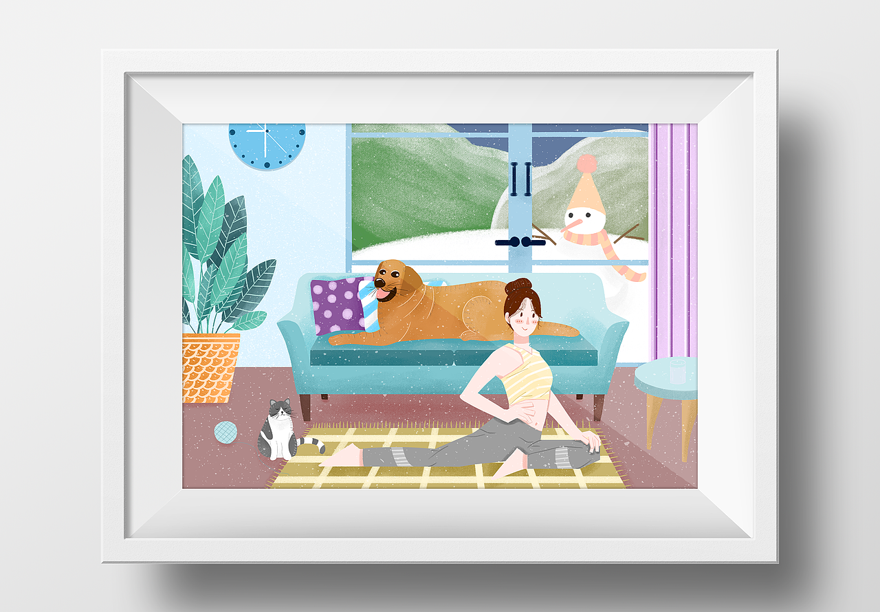 场景人物扁平插画（图ZMTg3NjAyOTgw） - 艺术插画 - 站酷设计师画画的豆芽原创素材 - 站酷ZCOOL