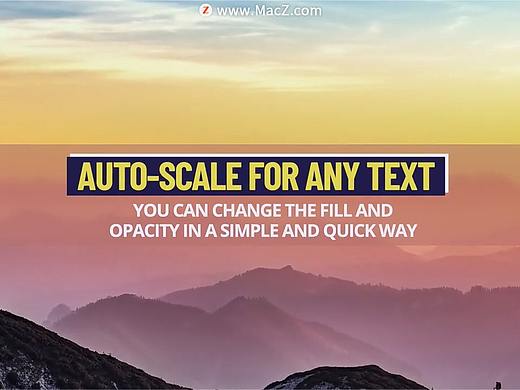 FCPX插件：26个自适应边栏底框文字标题动画Auto Resizing Titles Pack
