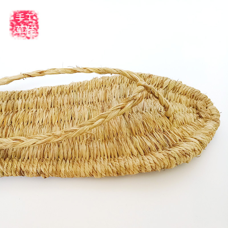 纯手工编织草鞋—全麻材质