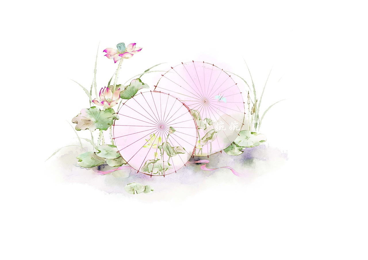 古风小物|插画|商业插画|十一水彩_原创作品-站酷zcool