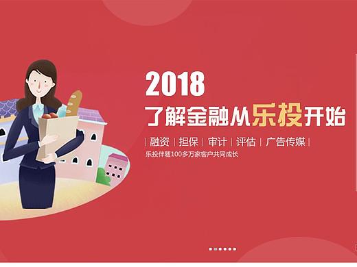 乐投资金融网站网页设计