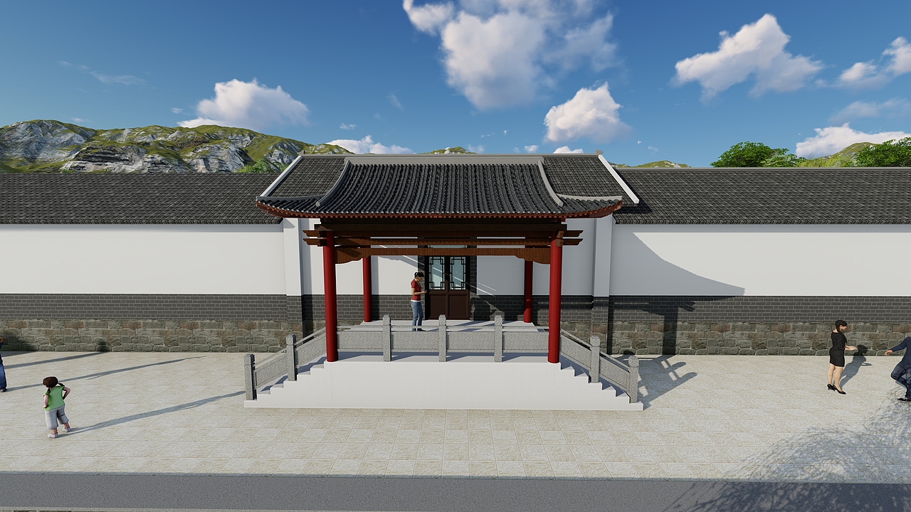 抗日纪念馆，旧址（图ZMTcyNjUxOTQ0） - 景观设计 - 站酷设计师徐大仙儿原创素材 - 站酷ZCOOL