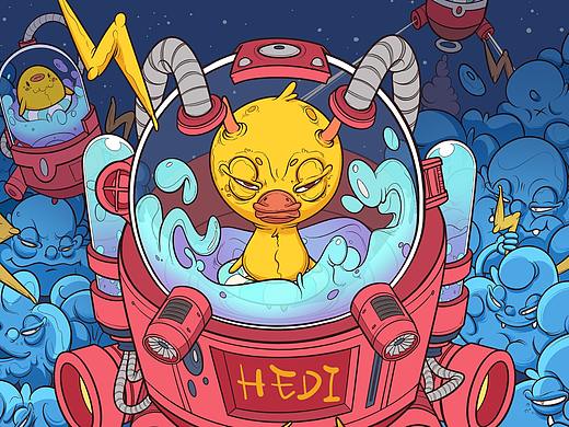 Bad Duck合作海报