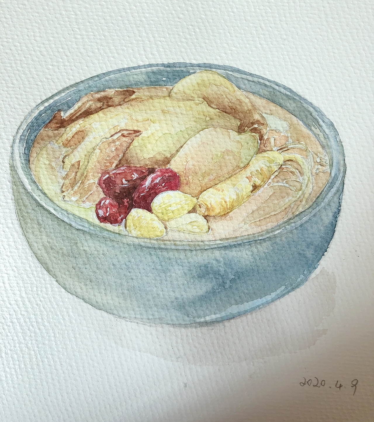 24节气 立冬 鸡汤|插画|艺术插画|画画的柚子_原创作品-站酷zcool