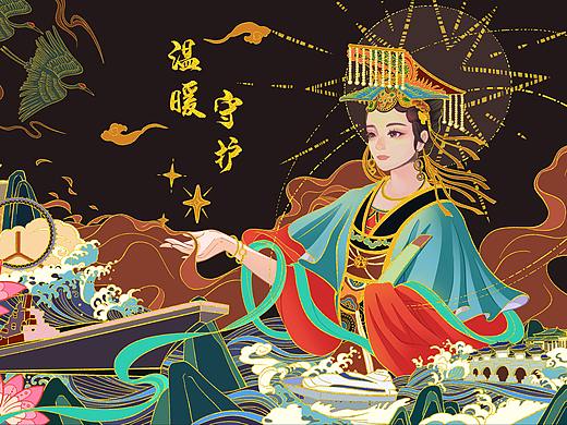 妈祖插画