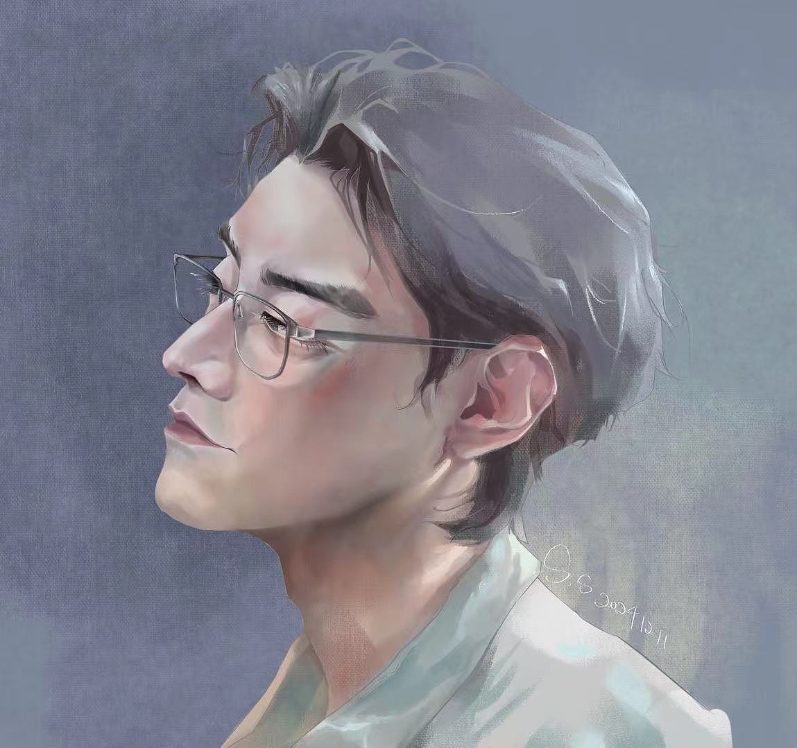 【美人又入画】感觉最近会画一些脑袋（图ZMzgyMzI1OTUy） - 创作习作 - 站酷设计师呆毛大风吹原创素材 - 站酷ZCOOL