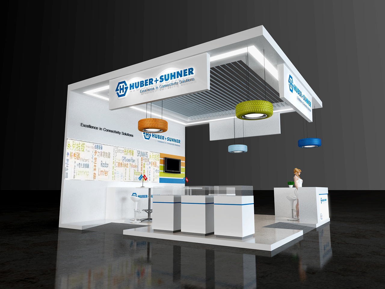 3dmax——展台设计