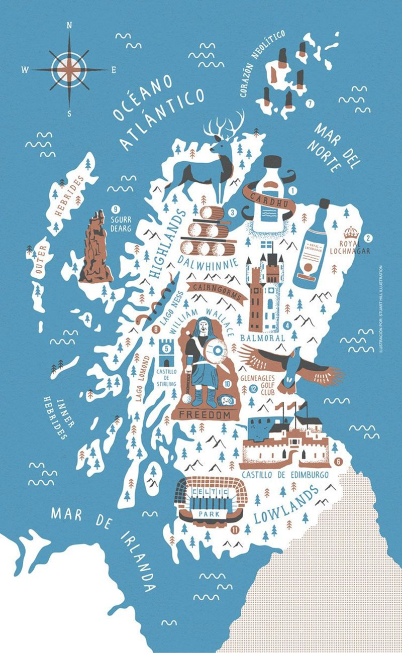 海平面精美地图的视觉设计及构图法二