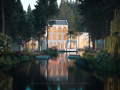 度假及民宿 | Vray+Photoshop