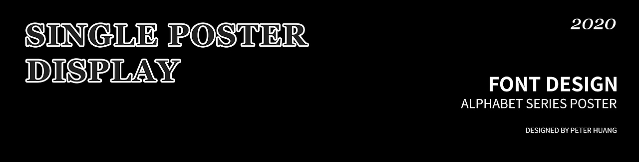 ALPHABET SERIES POSTER-字母海报系列