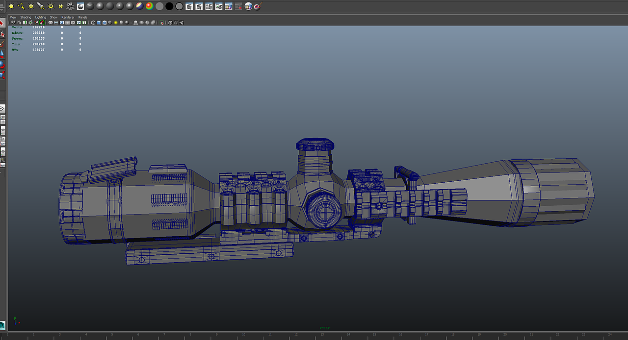 瞄准镜练习作品