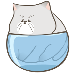 阿花猫猫微信表情（图ZMjAyNjA4NDEy） - 网络表情 - 站酷设计师松花设计张颖原创素材 - 站酷ZCOOL